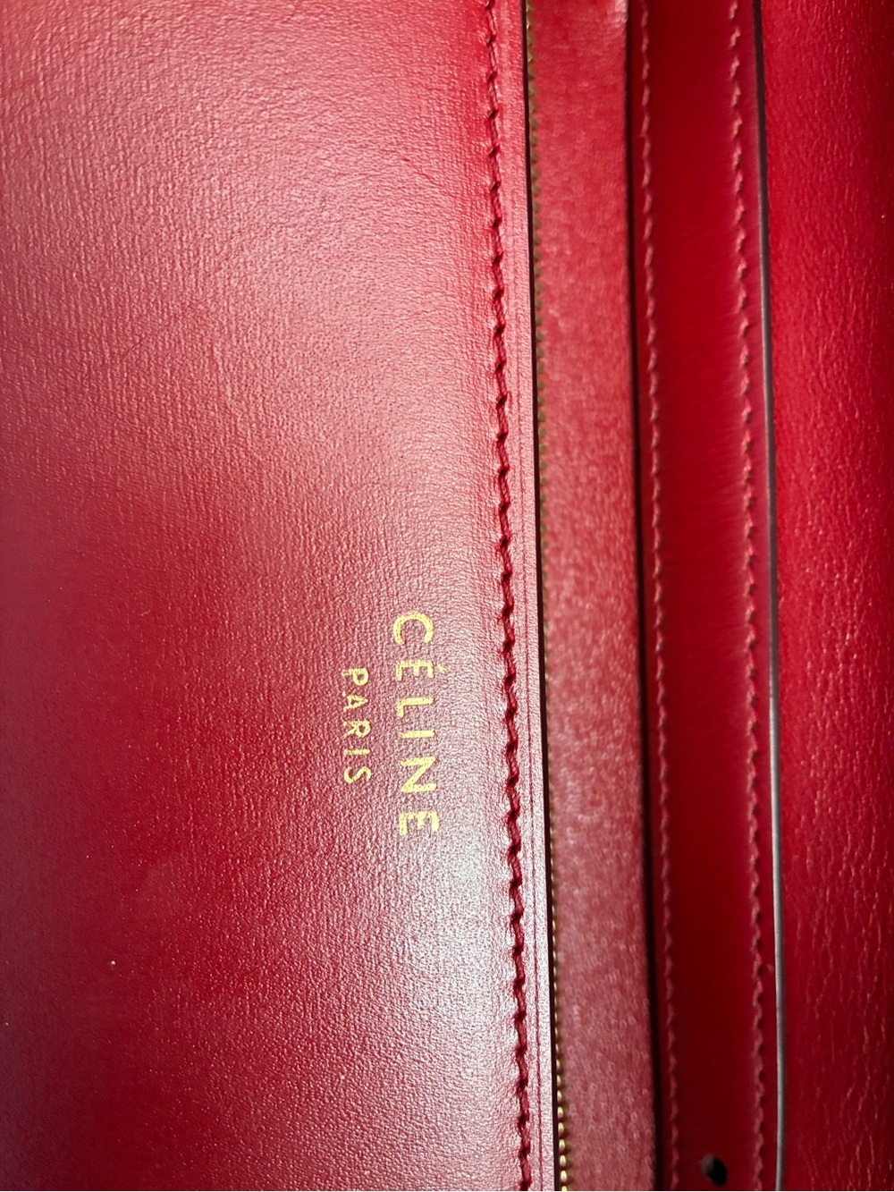 Celine Classic Box Bag - Red Medium - Picture 12 of 16